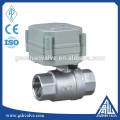 stainless steel ball valve with 12v dc motor